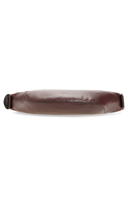 Allsaints Luna Leather Crossbody Bag In Red