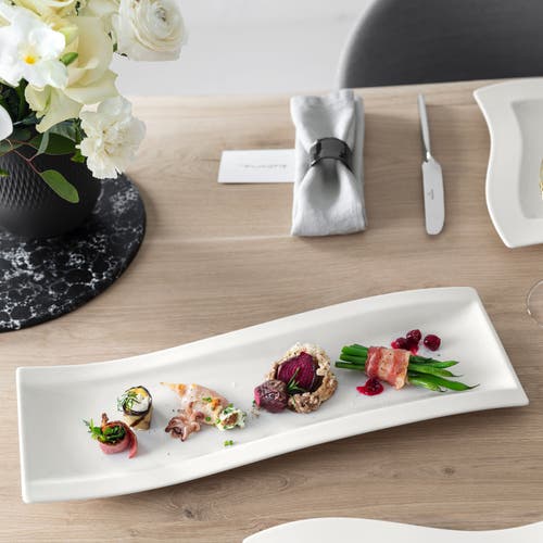 Villeroy & Boch New Wave Antipasti Plate In White