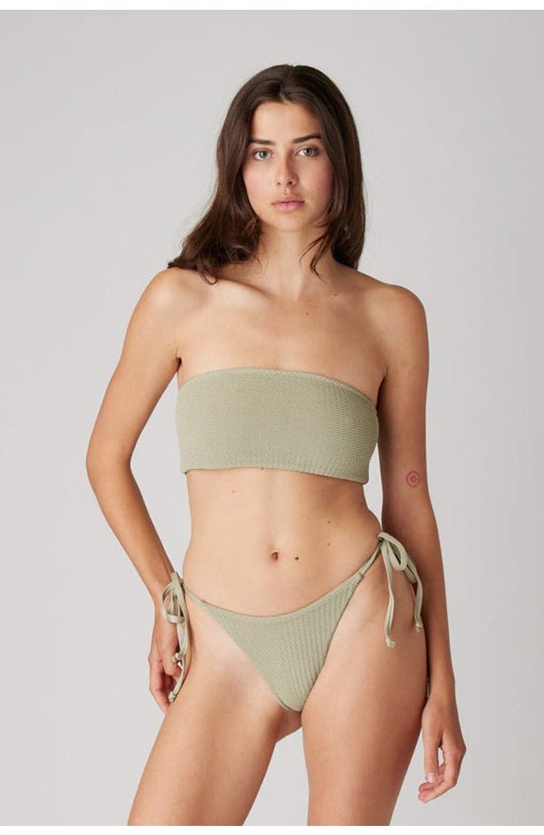 LONDRE BODYWEAR The Bandeau - Ripple, Main, color, Soft Olive Ripple