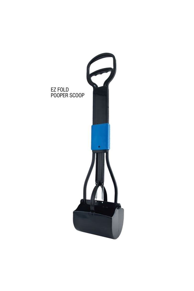 27 Inch EZ Fold Pooper Scooper for Dogs, Easy Storage, Alternate, color, Multicolored