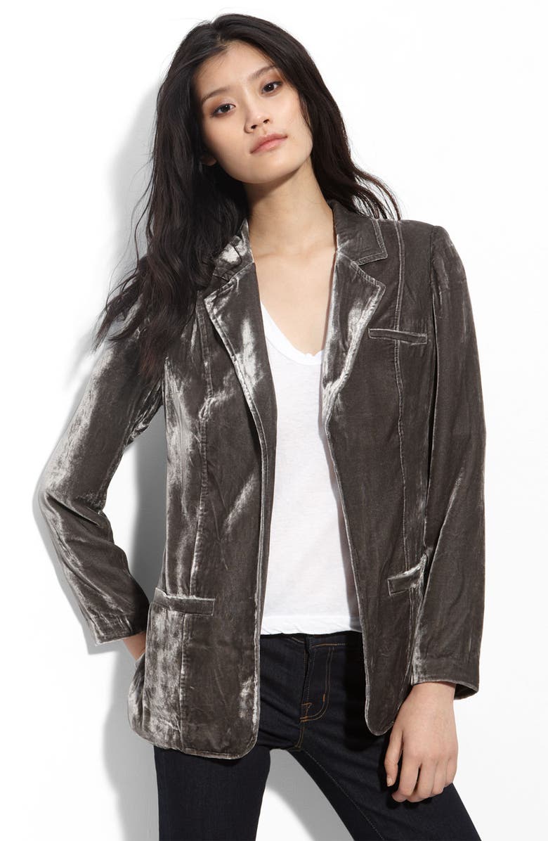 Joie 'Phineas' Velvet Blazer, Main, color,