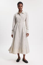 Karen Millen Stripe Midi Dress