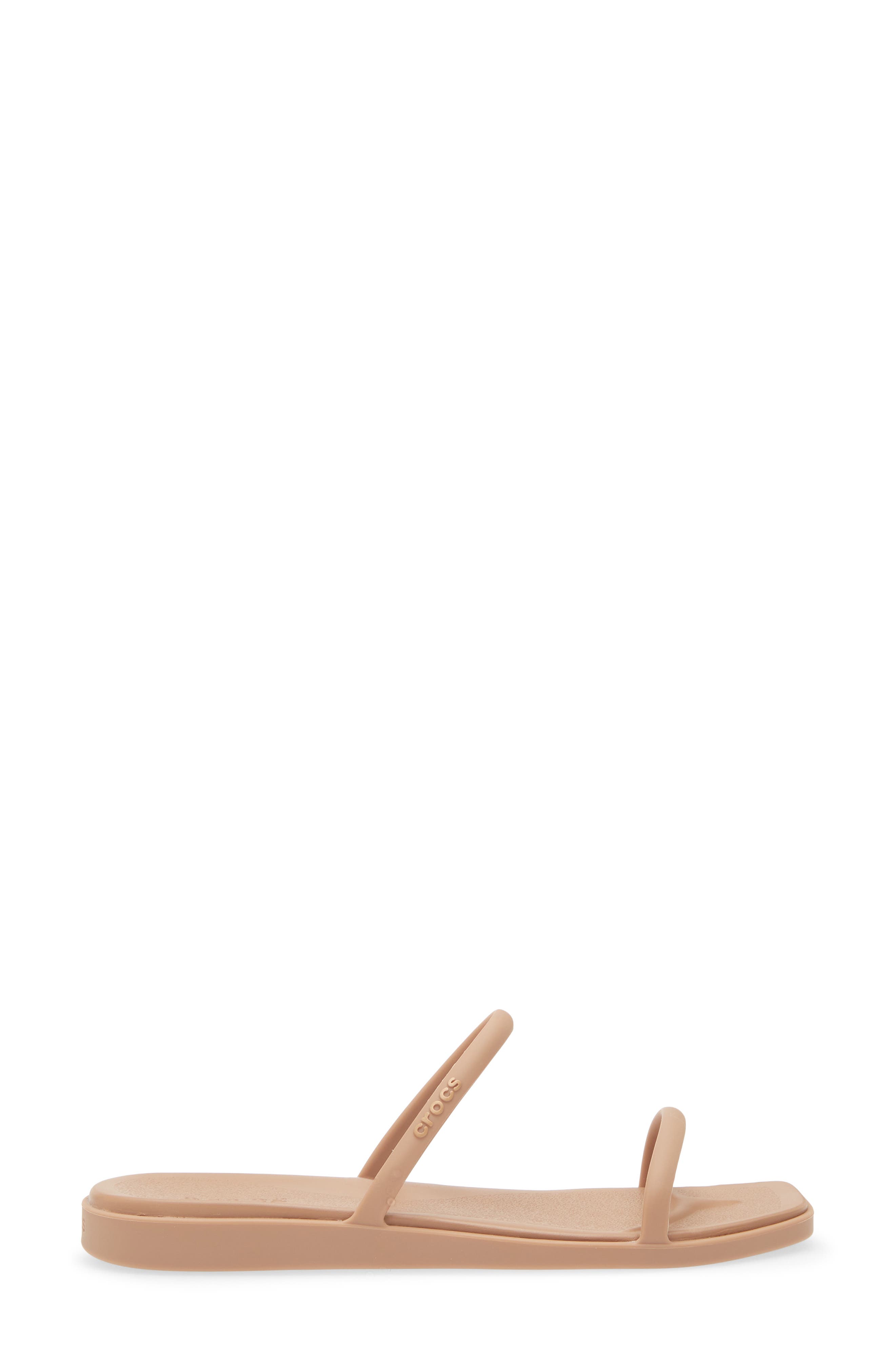 CROCS Miami Slide Sandal, Alternate, color, Milk Chocolate
