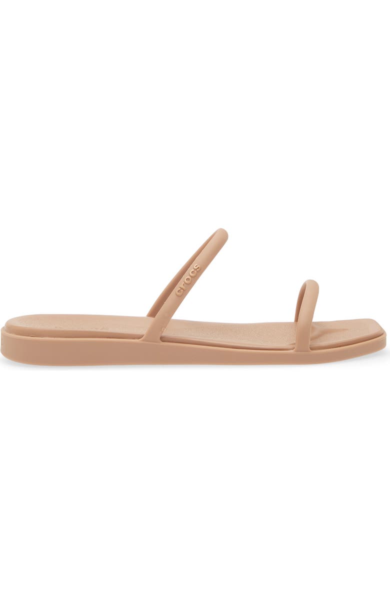 CROCS Miami Slide Sandal, Alternate, color, Milk Chocolate