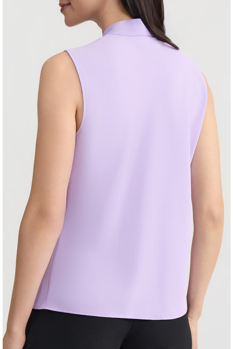 Sleeveless Tie Front Top, Alternate, color, LAVENDER MIST
