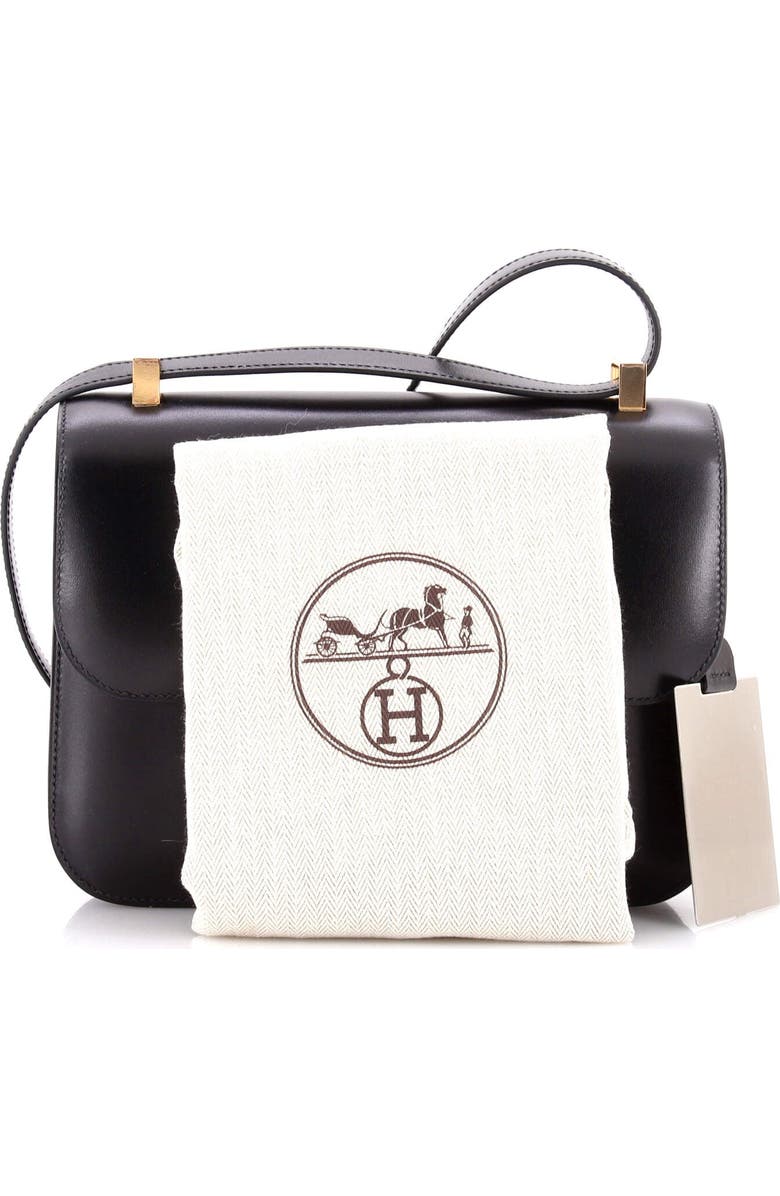 Pre-Owned Hermes Constance NM Bag Box Calf 24, Alternate, color, Noir