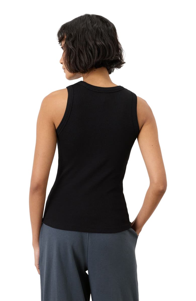 Pact Perfect Rib Layering Tank Made With Organic Cotton, Alternate, color, Black