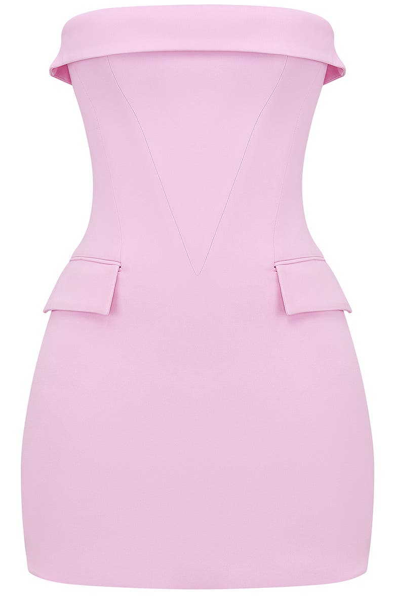 HOUSE OF CB Naia Strapless Minidress, Alternate, color, Piroutte