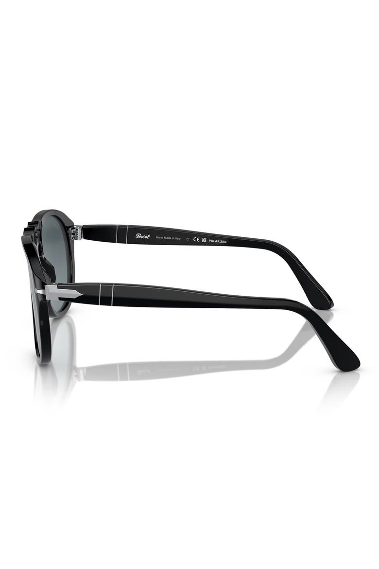 54mm Polarized Sunglasses, Alternate, color, BLACK