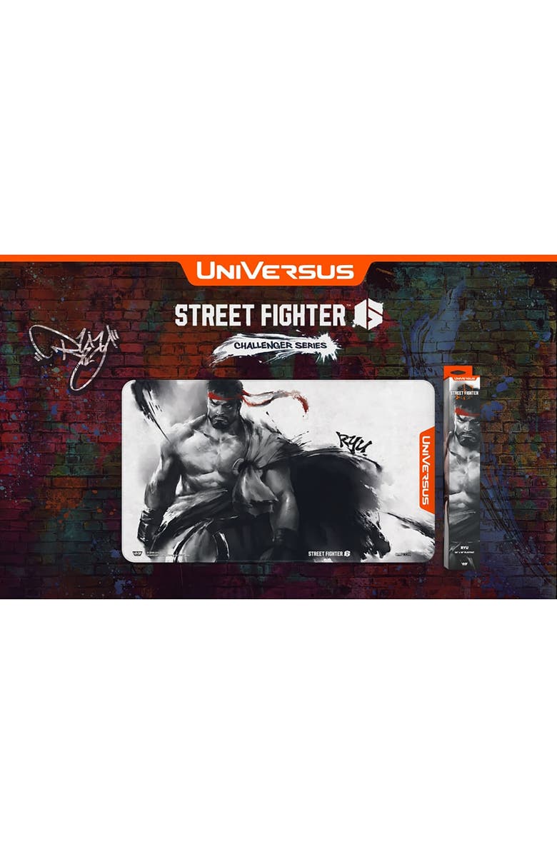 UniVersus Street Fighter 6 Challenger Series Playmat, Ry, 24 x 14", Alternate, color, Multicolored