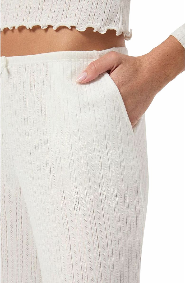 WeWoreWhat Pull-on Pants, Alternate, color, Ivory