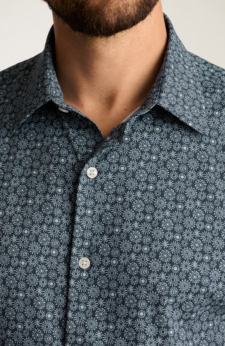 Bonobos Sun Print Tech Short Sleeve Button-Up Shirt, Alternate, color, Hand Painted Sol V2 C16