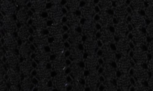 Gemma + Jane Scallop Edge Open Stitch Cardigan In Multi