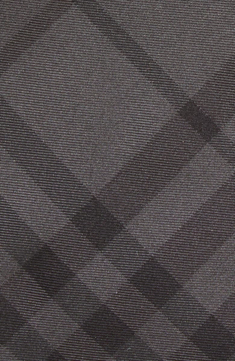 Burberry Manston Check Silk Tie, Alternate, color, Coal Grey Check