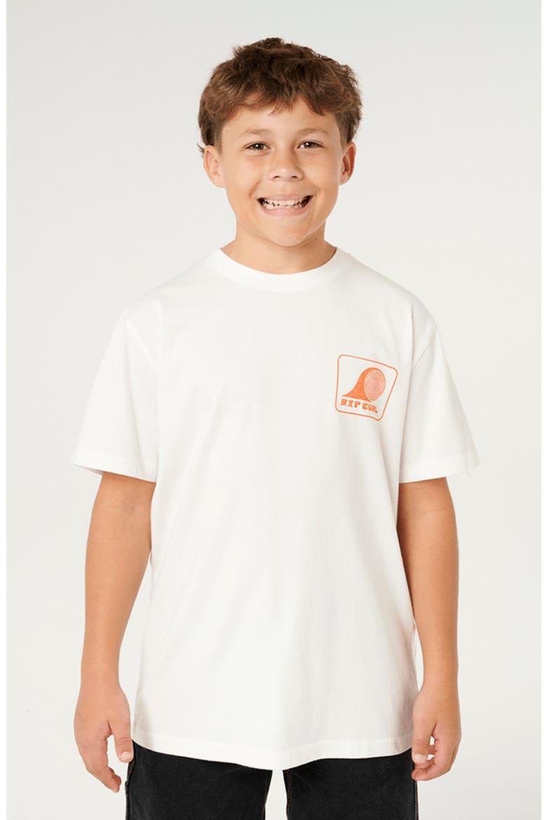 Kids' Rolling Wave Cotton Graphic T-Shirt, Main, color, BONE