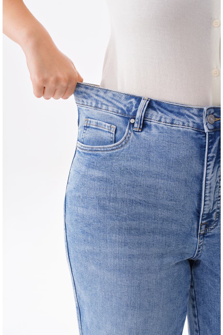 High Waist Bootcut Jeans, Alternate, color, LIGHT BLUE