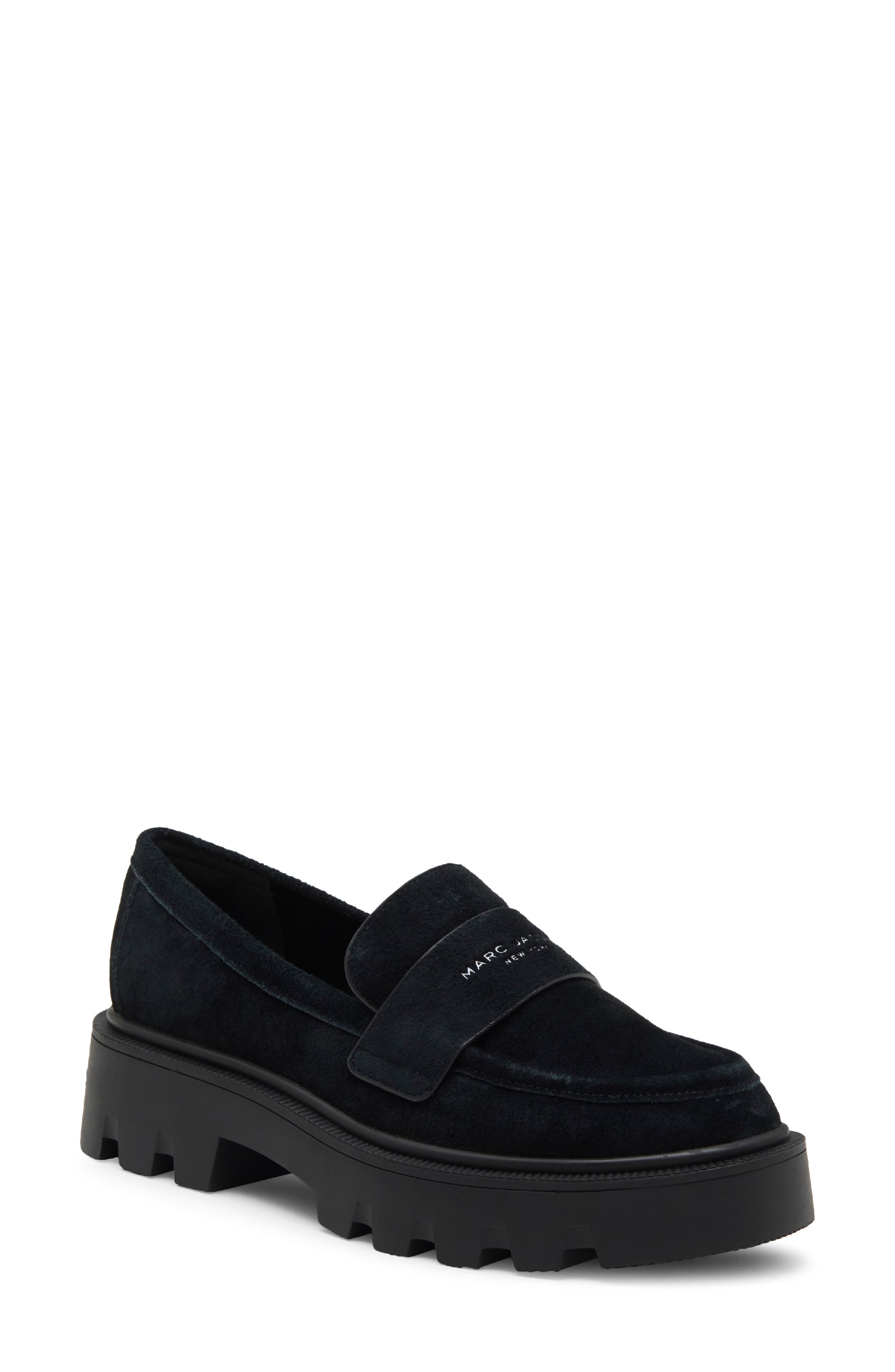 The Chunky Loafer, Main, color, BLACK