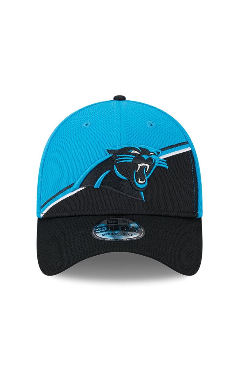 New Era Men's New Era Blue/Black Carolina Panthers 2023 Sideline 39THIRTY Flex Hat, Alternate, color,