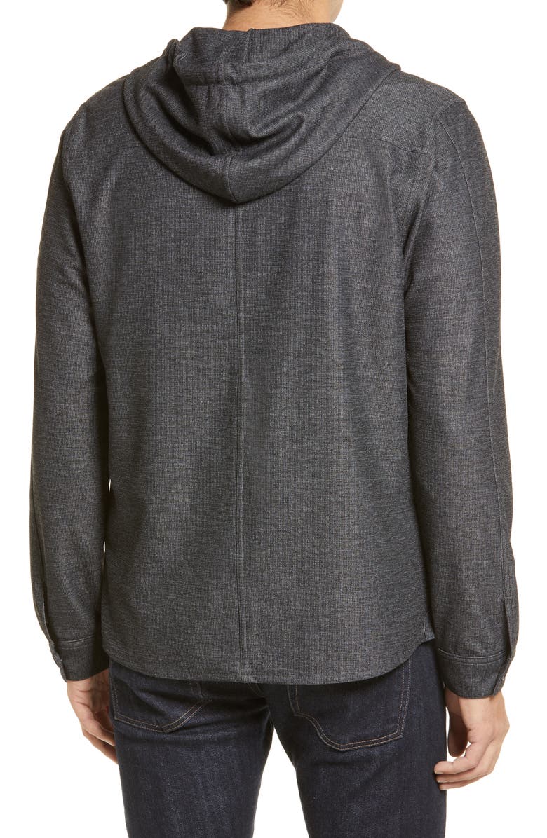 Robert Barakett Banya Hooded Shirt Jacket, Alternate, color, 