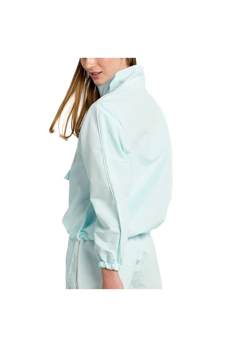 Women's Lusso Light Blue Chicago Cubs Parker Half-Zip Jacket, Alternate, color, Light Blue