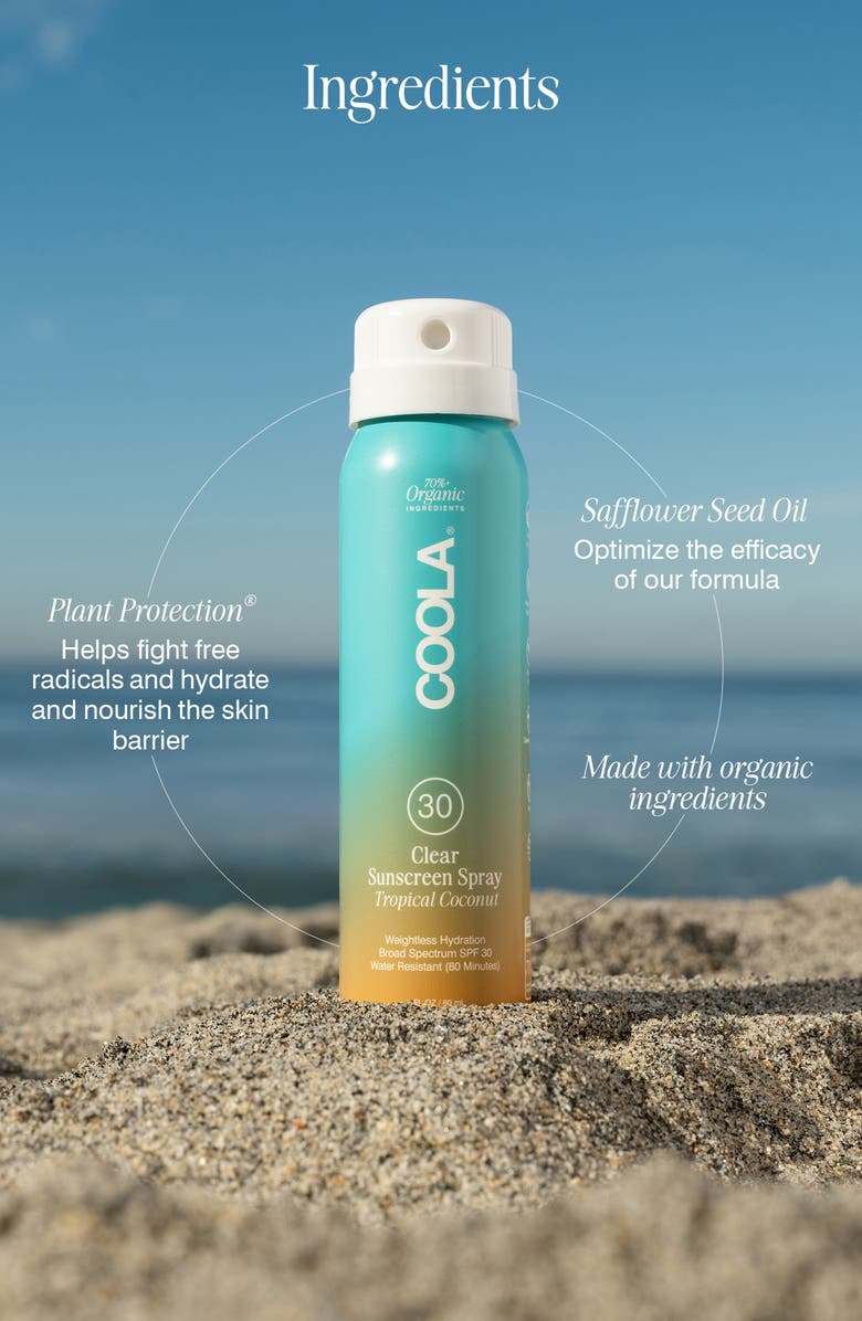 COOLA<sup>®</sup> Suncare Sport Sunscreen Spray Broad Spectrum SPF 30, Alternate, color, NO COLOR