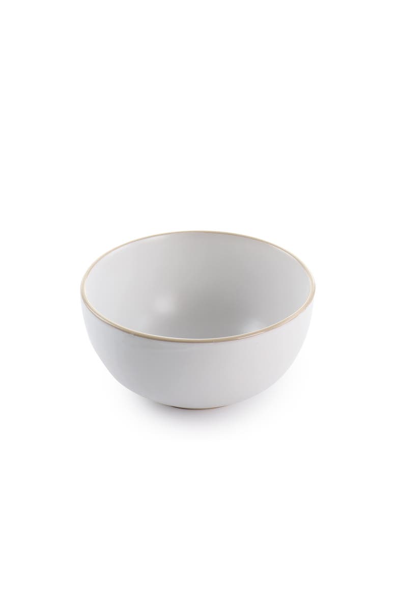 Rockaway 12 Piece Stoneware Dinnerware Set, Alternate, color, White