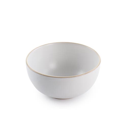 Gibson Home Rockaway 12 Piece Stoneware Dinnerware Set In White