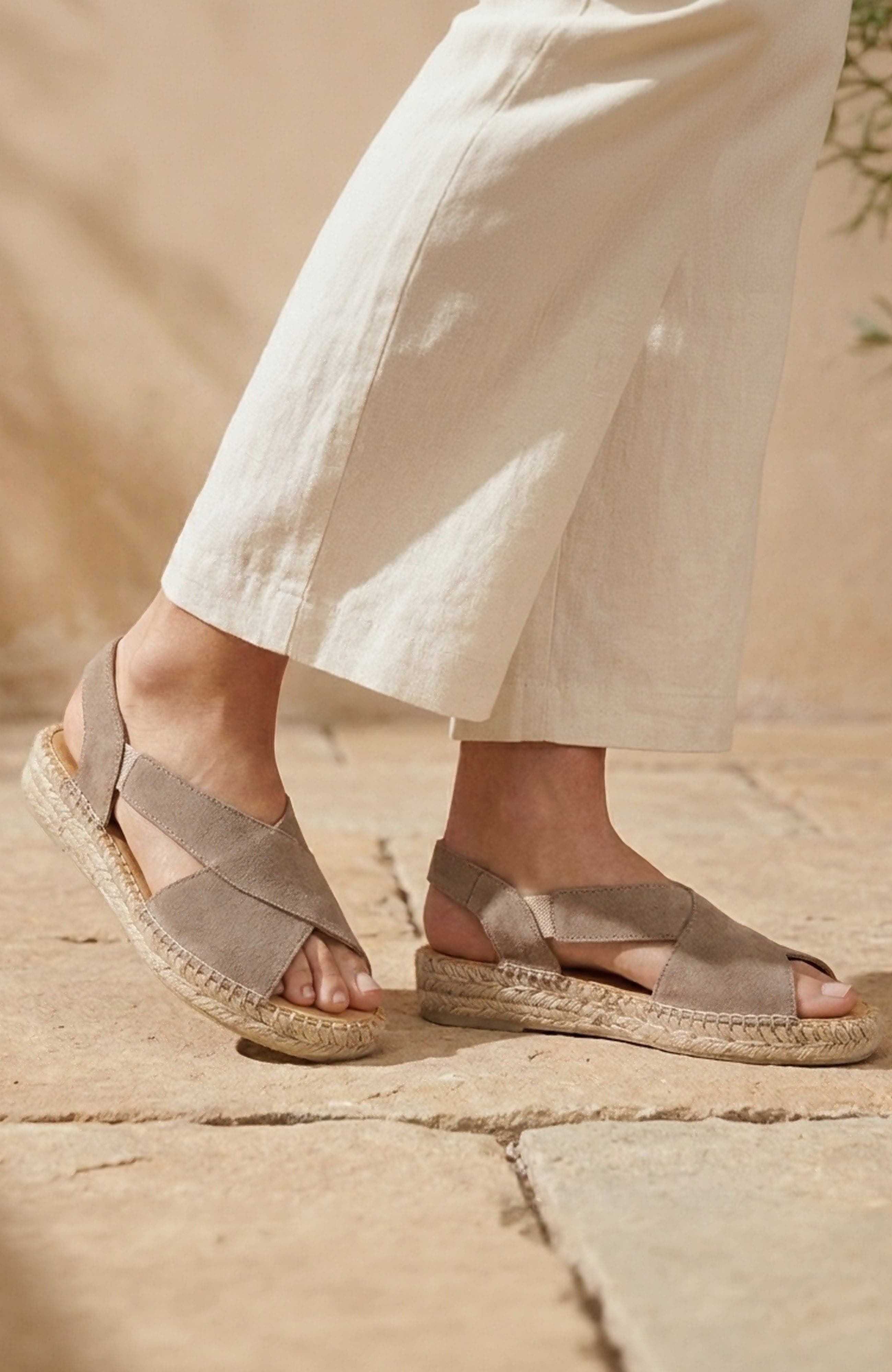 Menina Step Hamptons Espadrille, Alternate, color, Taupe