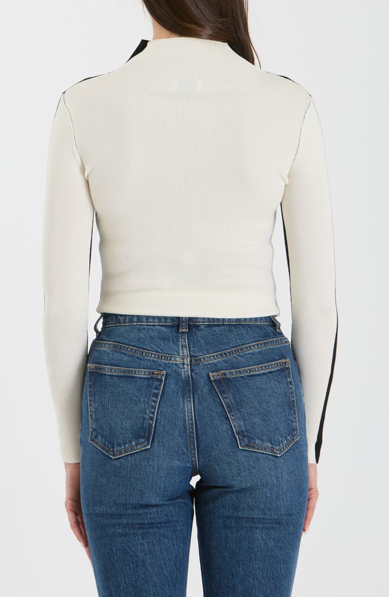 Blu Pepper Turtleneck Knit Top, Alternate, color, Black