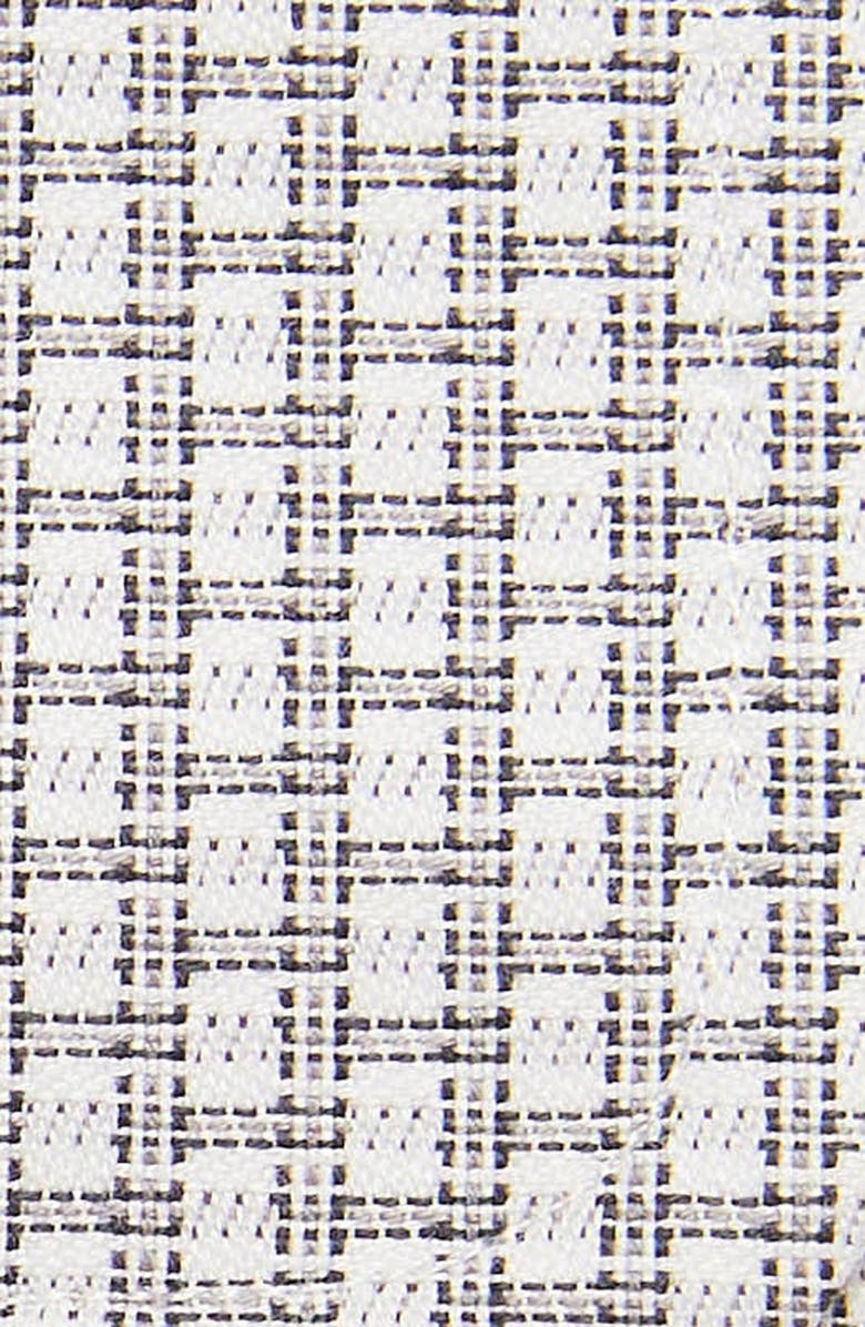 David Donahue Trim Fit Microcheck Print Dress Shirt, Alternate, color, 