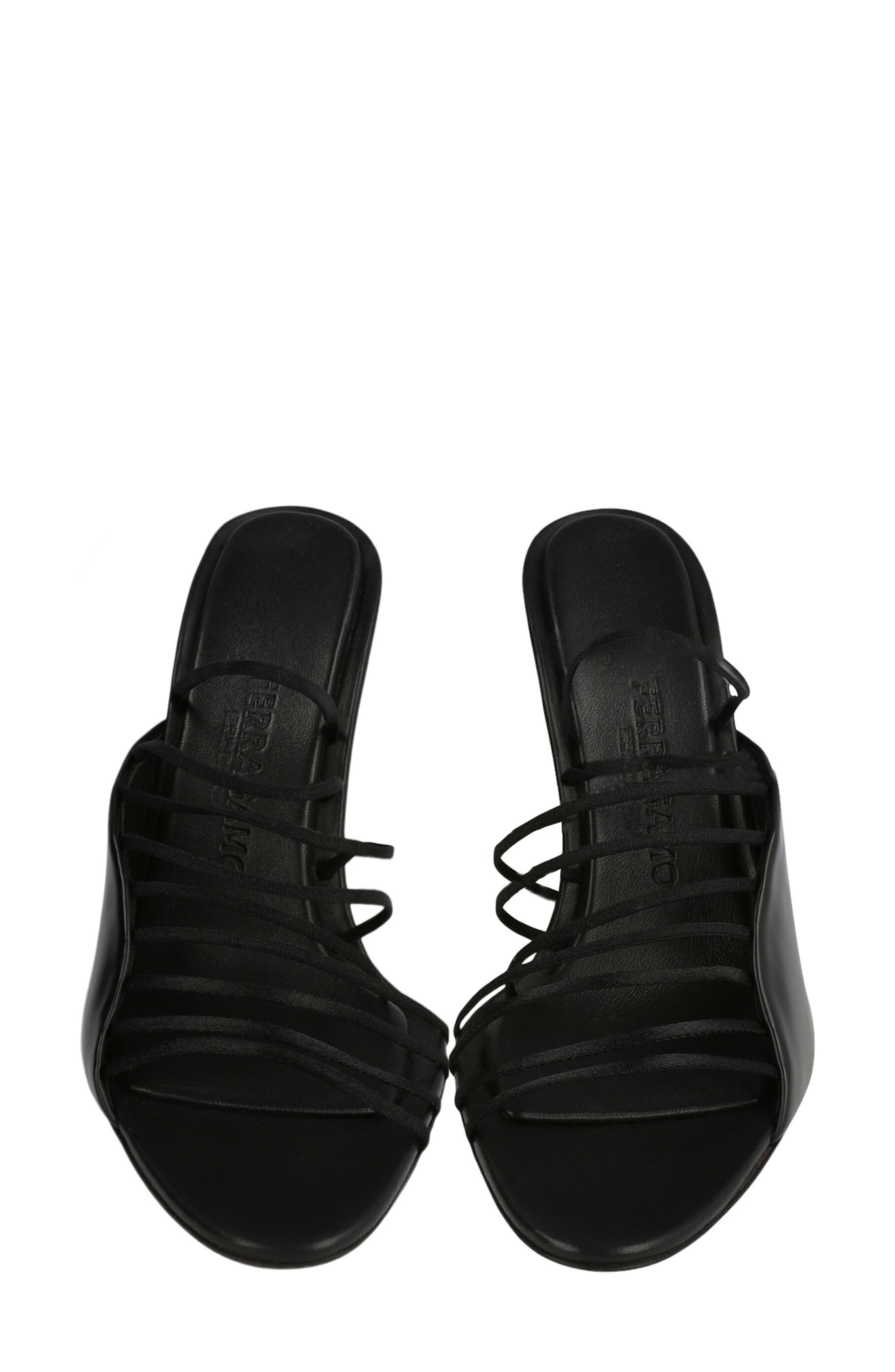 FERRAGAMO Altaire Strappy Sandal, Alternate, color, Black