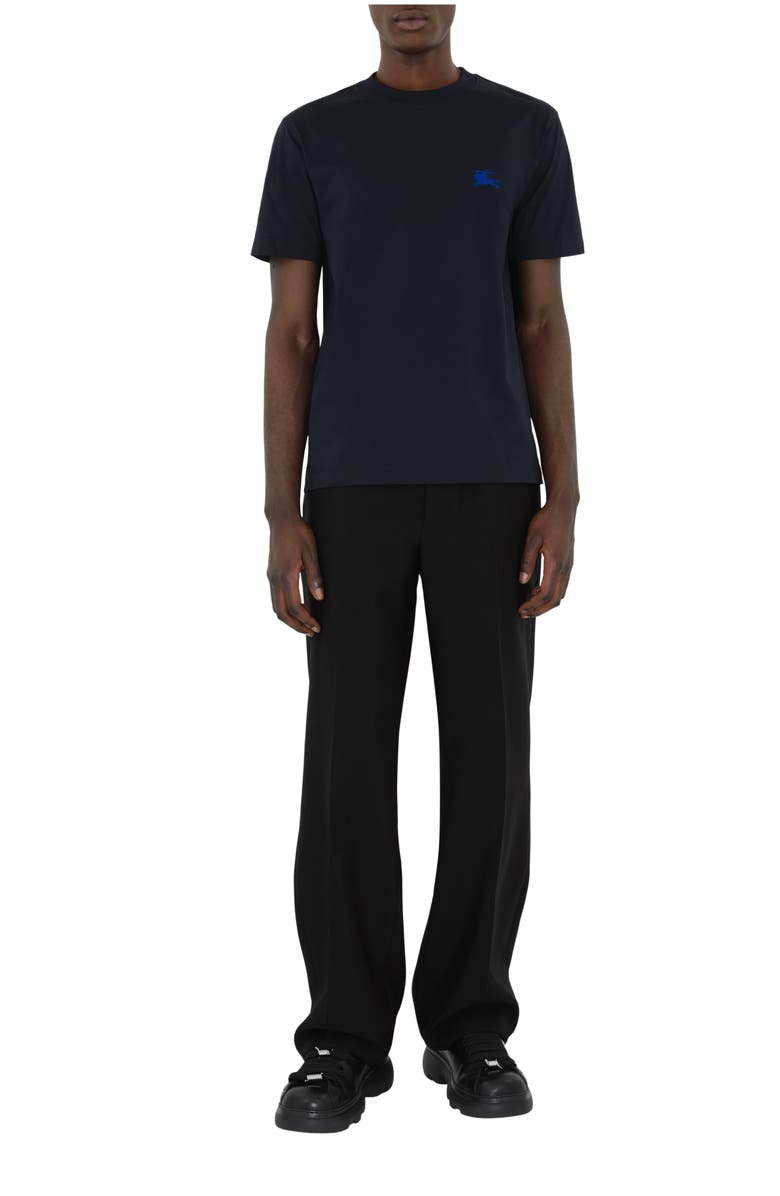 Burberry Cotton T-shirt, Main, color, Navy