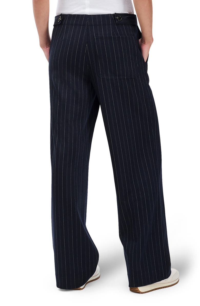 rag & bone Irina Ponte Wide Legs Pants, Alternate, color, Navy Multi