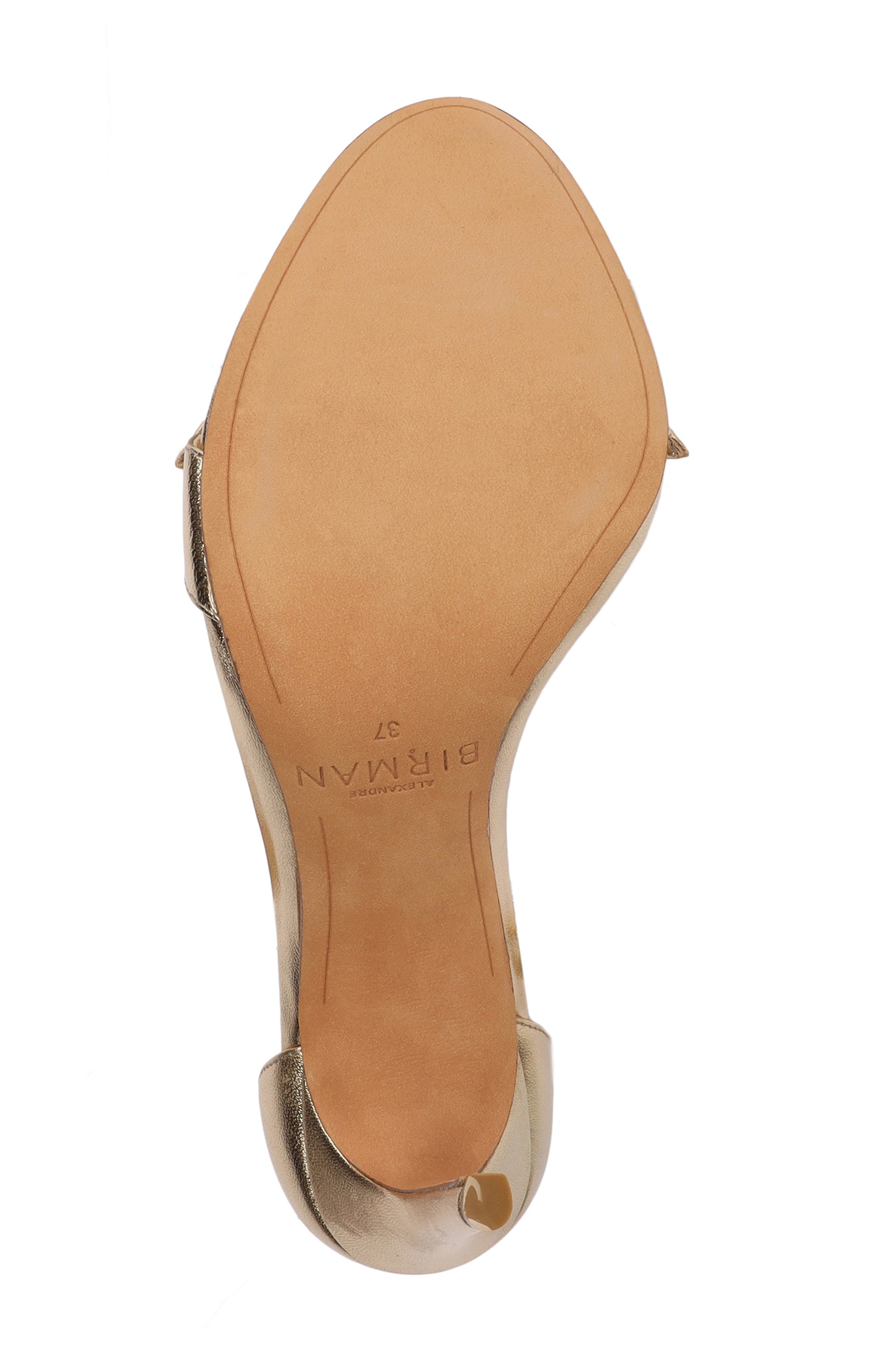 Alexandre Birman Clarita Ankle Tie Sandal, Alternate, color, Kid Soft Metal