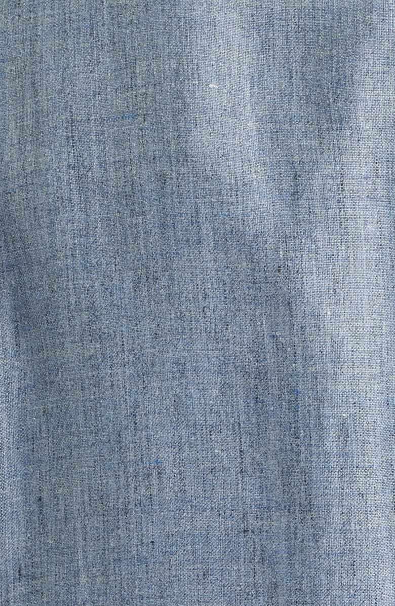 BOSS Hanry Slim Fit Blue Mélange Slub Linen Sport Coat, Alternate, color, Open Blue