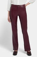 NYDJ Marilyn Straight Leg Faux Leather Pants