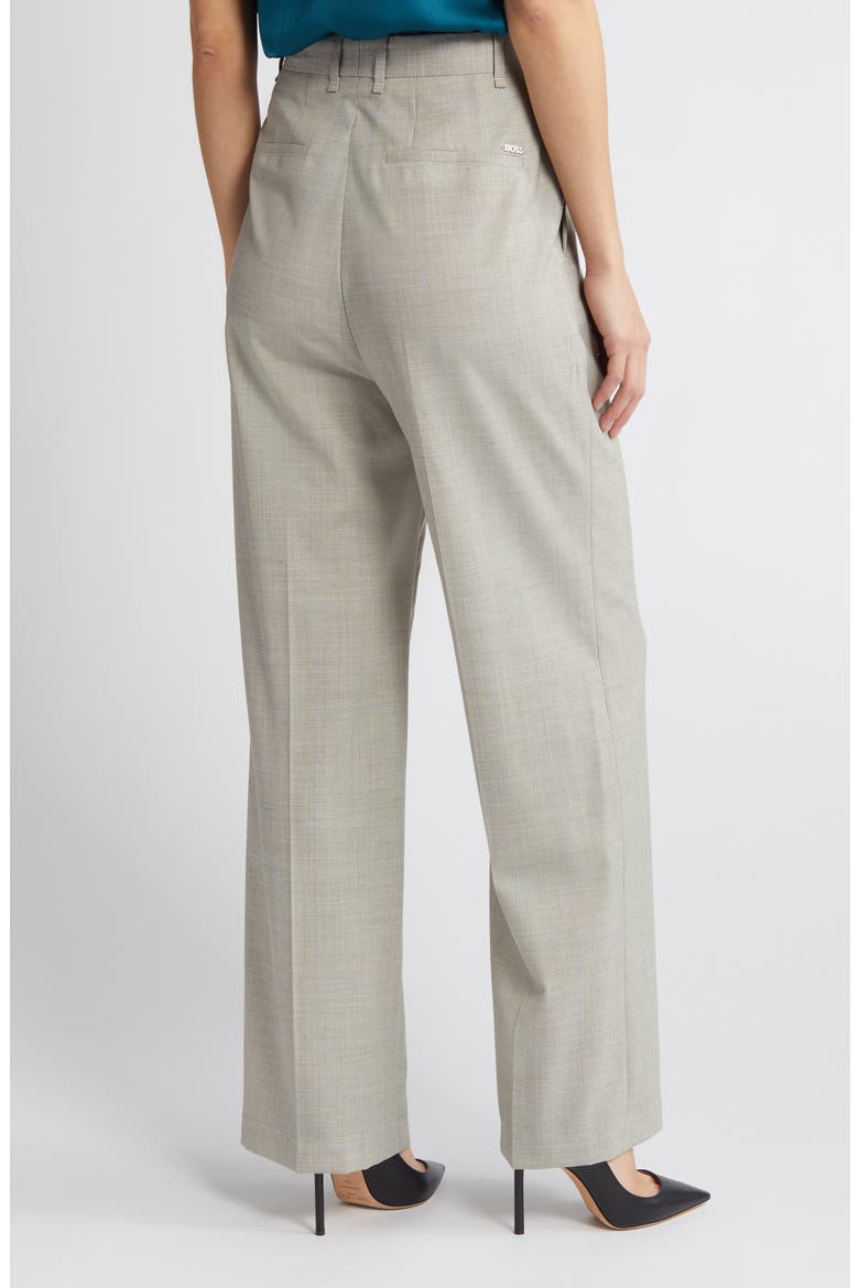 Tikela Virgin Wool Wide Leg Pants, Alternate, color, LT BGE