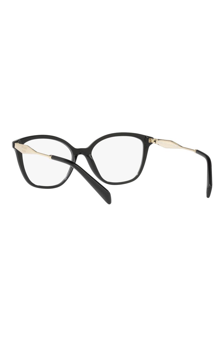 54mm Butterfly Optical Glasses, Alternate, color, BLACK