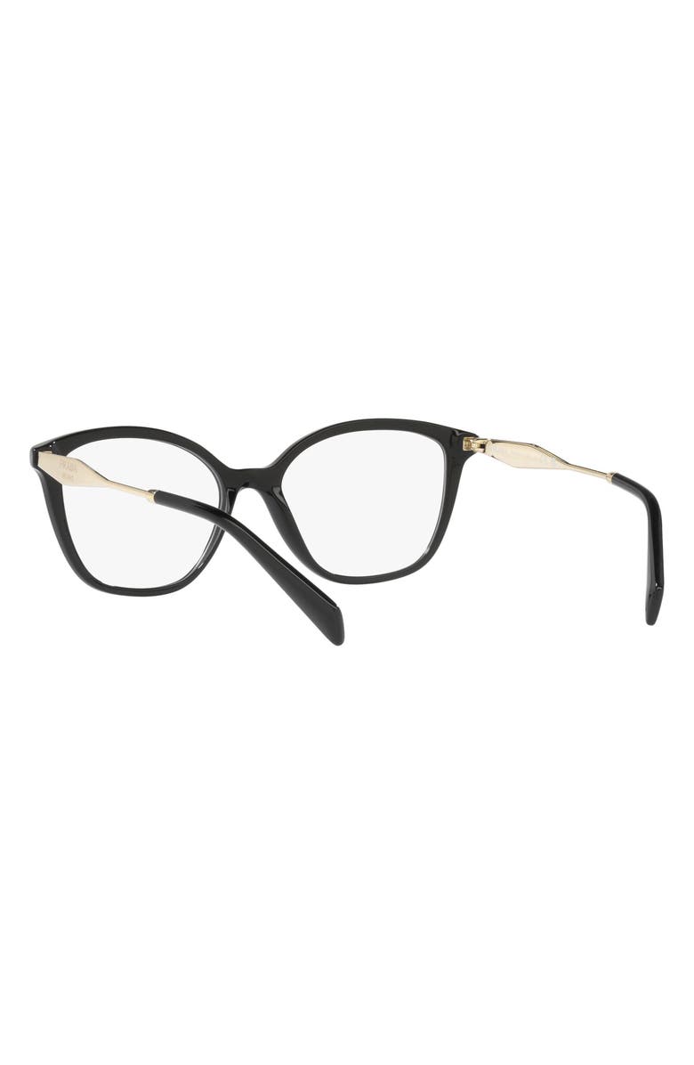 Prada 54mm Butterfly Optical Glasses, Alternate, color, 