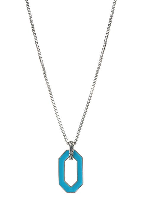 Men's Ovale Pendant Necklace