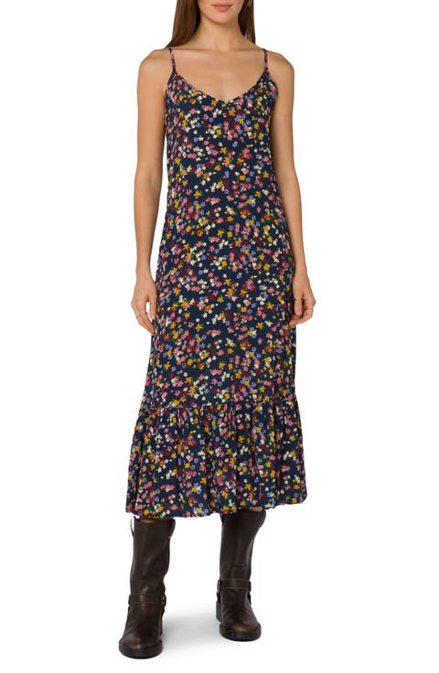 Ruffle Hem Slipdress