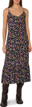 VELVET HEART Ruffle Hem Slipdress