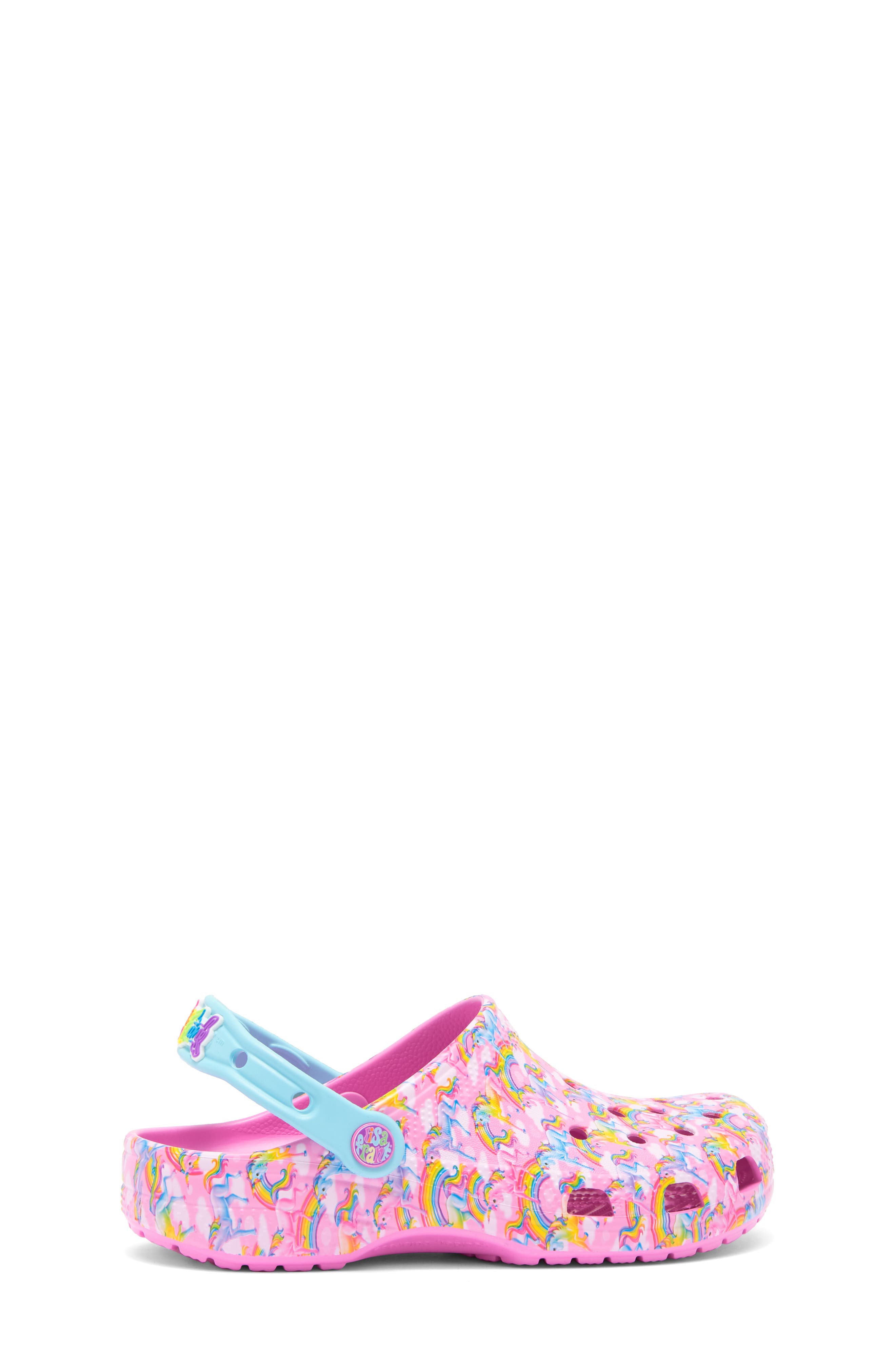 CROCS Kids' X Lisa Frank Rainbow Unicorn Clog, Alternate, color, 