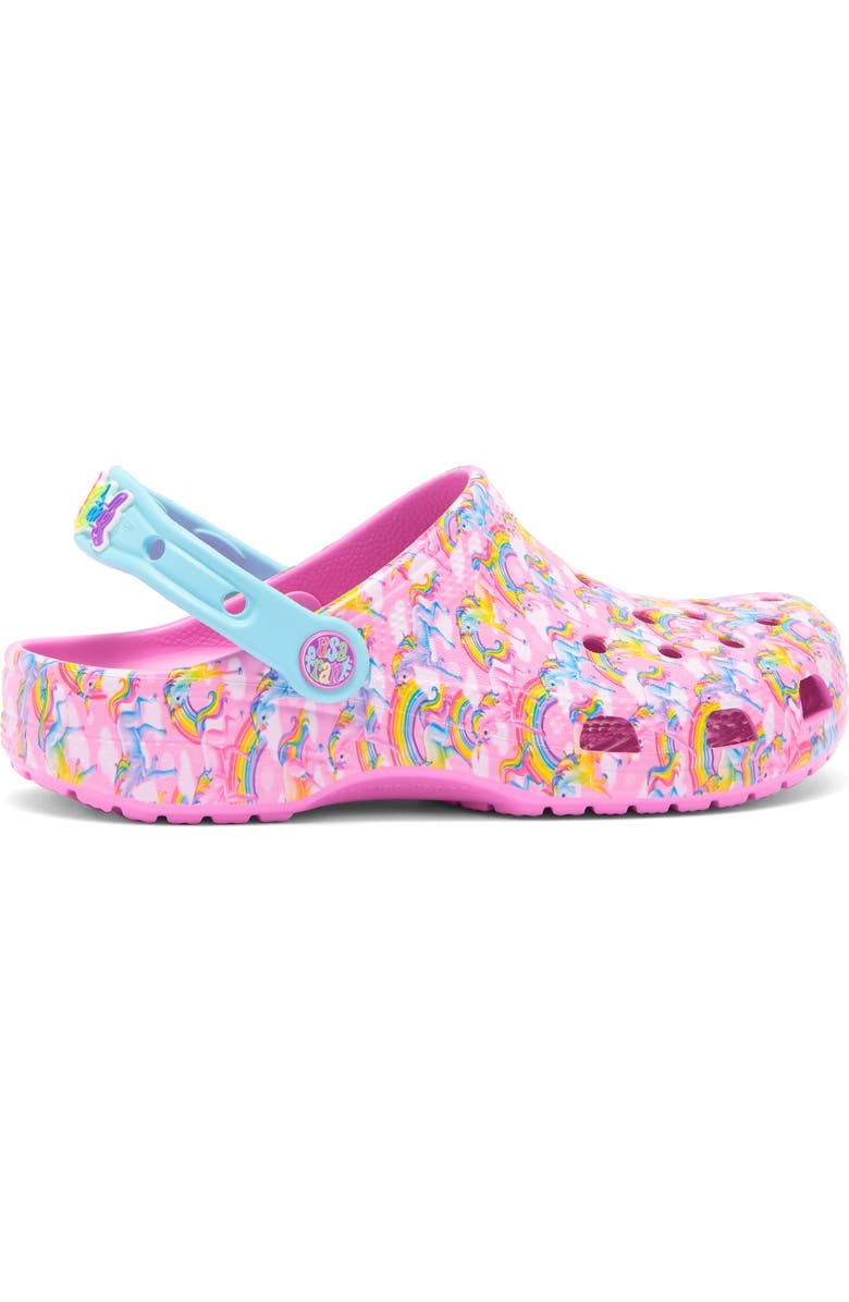 CROCS Kids' X Lisa Frank Rainbow Unicorn Clog, Alternate, color,