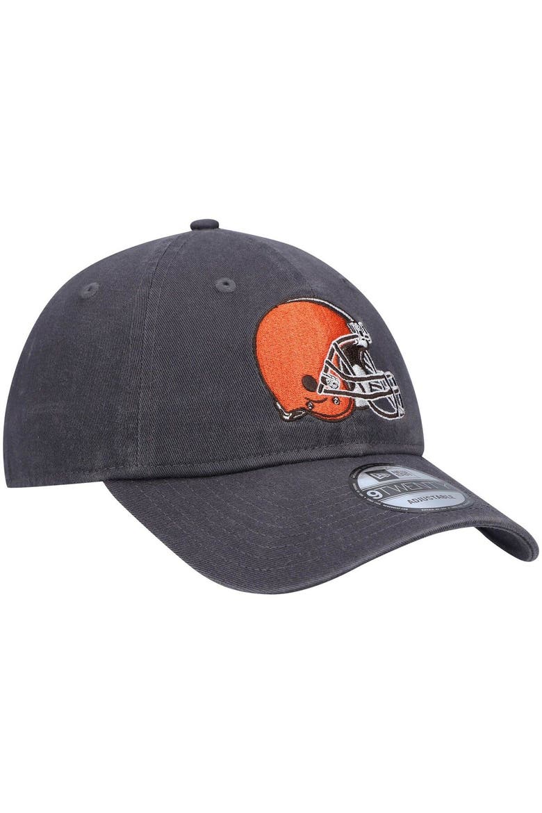 Men's New Era Graphite Cleveland Browns Icon Core Classic 2.0 9TWENTY Adjustable Hat, Alternate, color, Graphite