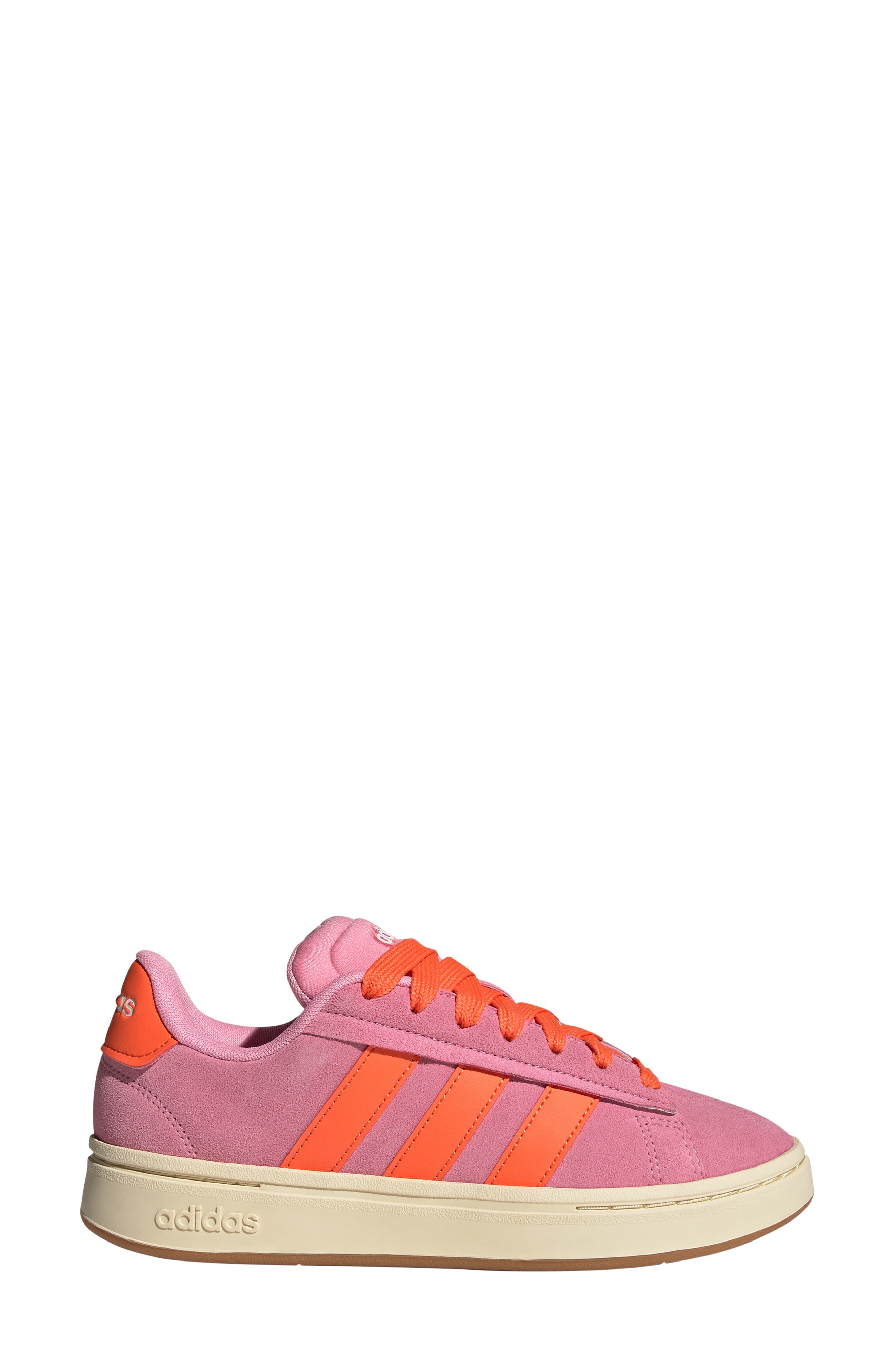 Grand Court Alpha '00 Sneaker, Alternate, color, BLISS PINK/ ORANGE/ GUM