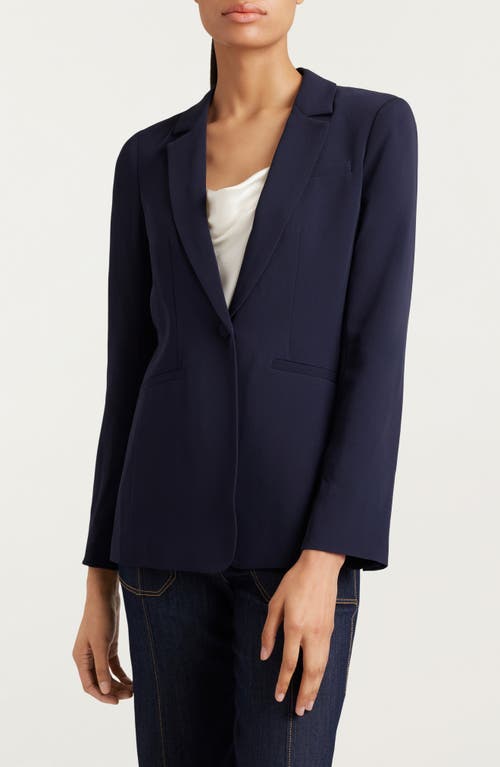 Cinq À Sept Karlie Single-breasted Blazer In Blue
