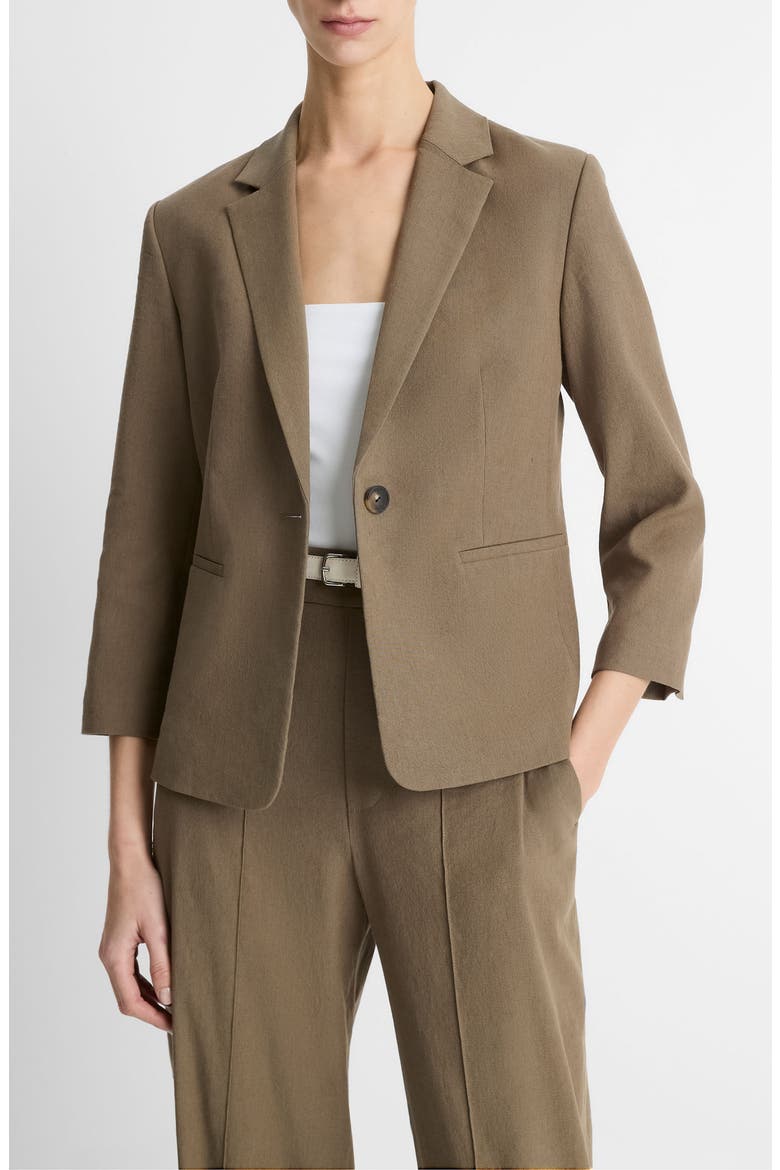 Shrunken Blazer, Main, color, MOSS SMOKE