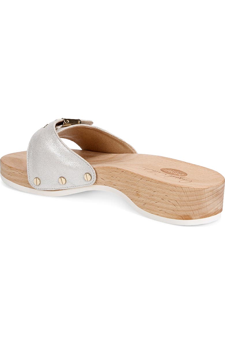 Dr. Scholl's Original Collection Platform Slide Sandal, Alternate, color, Silver