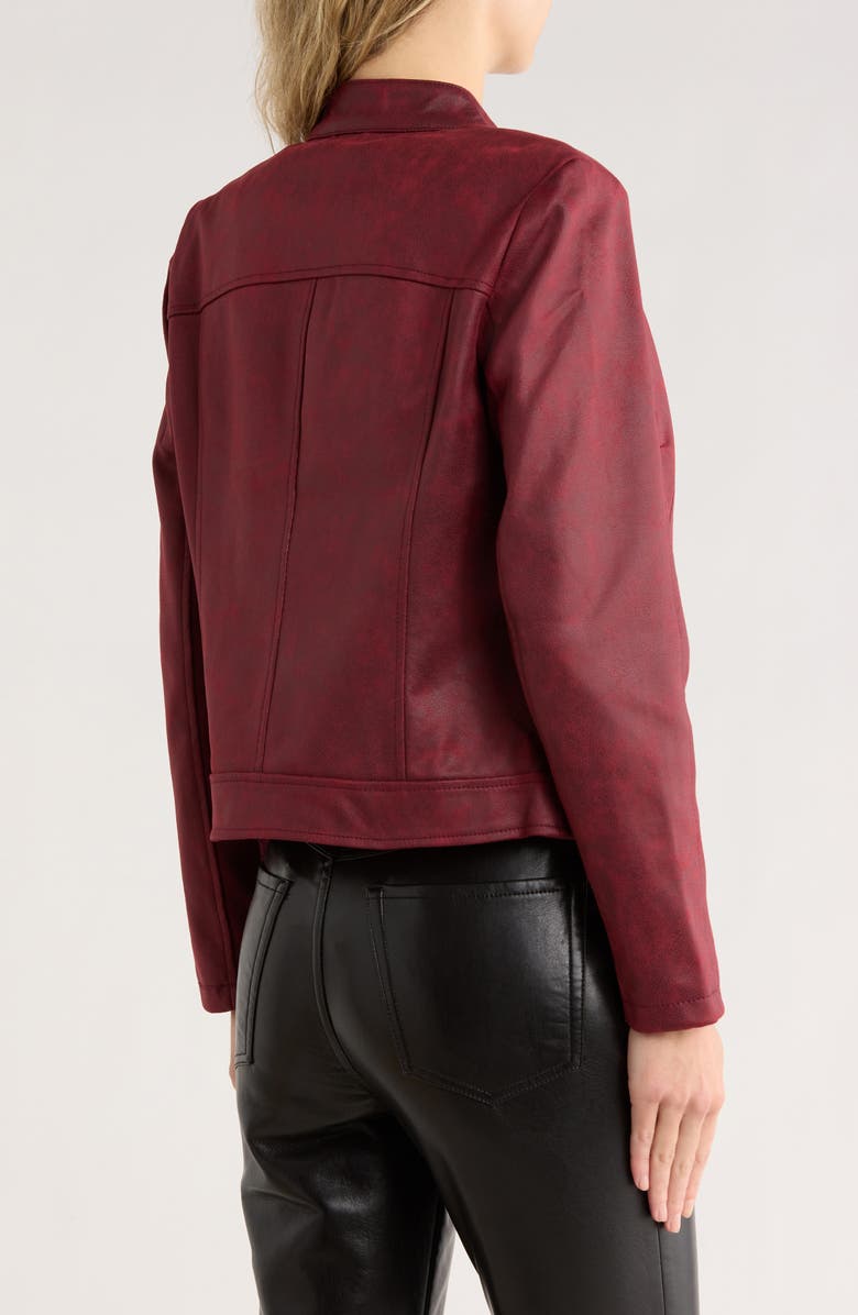 Desigual Woven Faux Leather Jacket, Alternate, color,